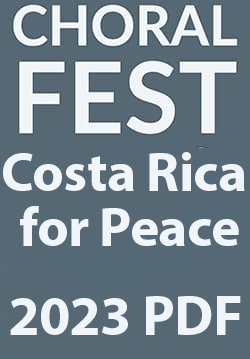 Baje el  Pdf 2024 Festival Coral Internacional Costa Rica por la Paz 