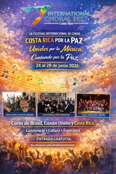 IX Festival Internacional de Coros Costa Rica por la Paz 2026