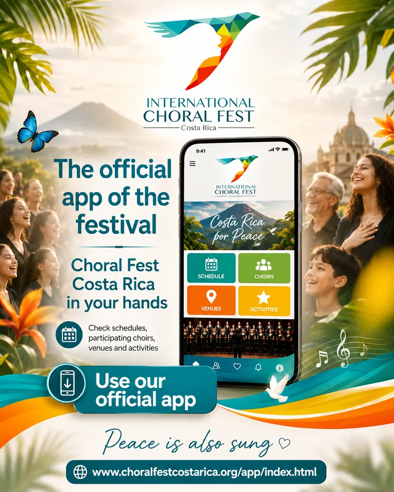 Official app of Choral Fest Costa Rica for Peace