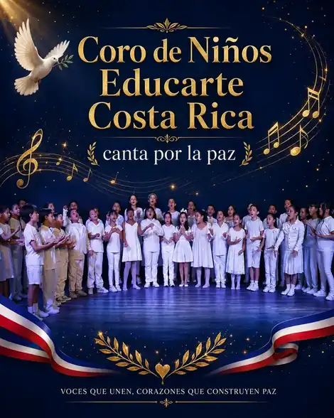 Coro de Niños Educarte during Choral Fest Costa Rica for Peace 2026.