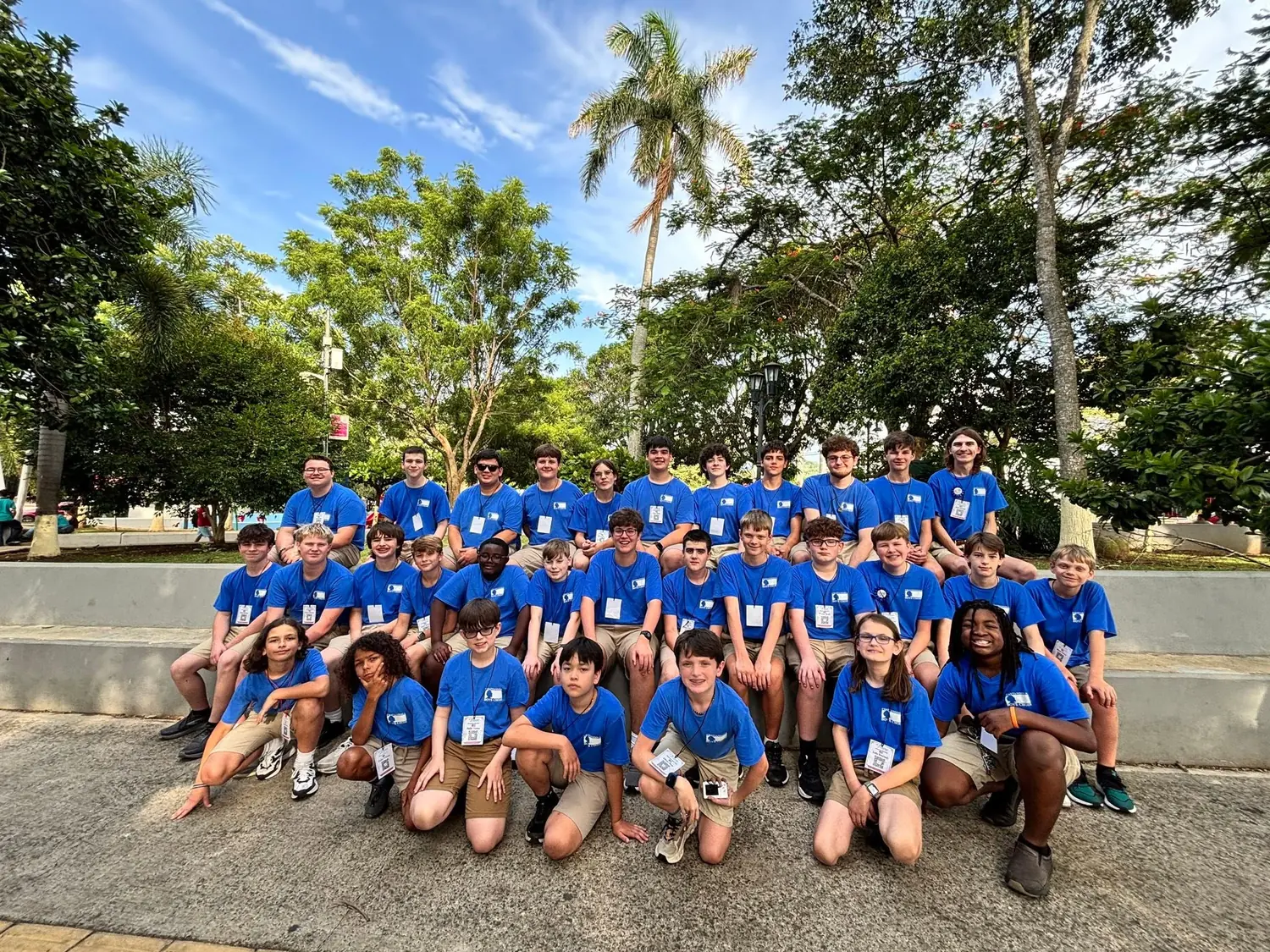 Coro internacional participante reunido en Costa Rica durante una edición anterior de Choral Fest