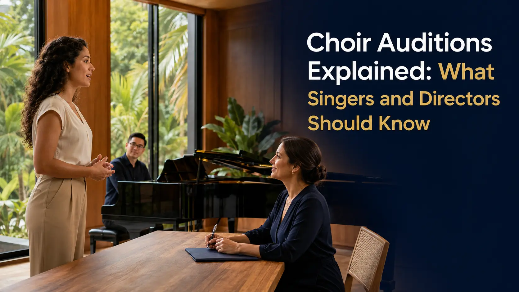 Choir auditions explained for singers and directors
